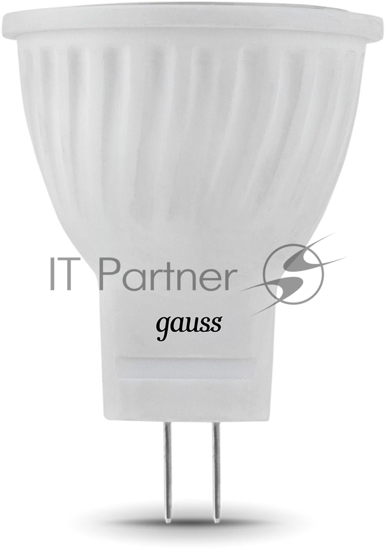 Лампа светодиодная Gauss 132517303 3Вт цок.:GU4 рефлек. 220B 6500K св.свеч.бел.хол. (упак.:10шт)