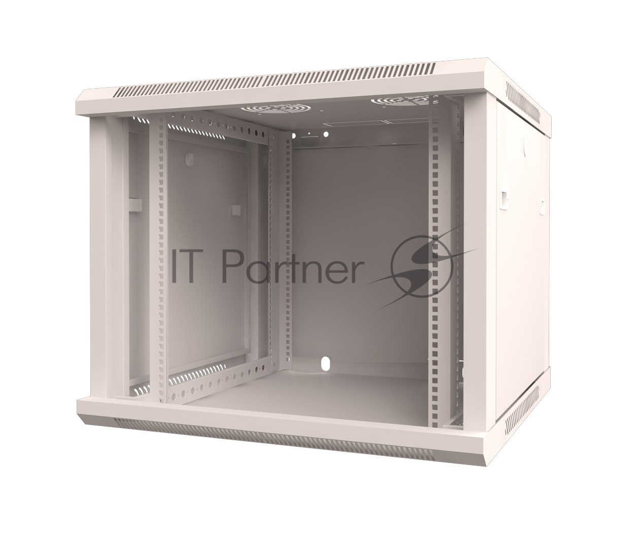 Шкаф коммутационный Rexant (04-0664-111) настенный 6U 600x450мм пер.дв.стекл металл 2 бок.пан. направл.под винты 60кг серый 11.55кг 230град. 368мм IP20 сталь