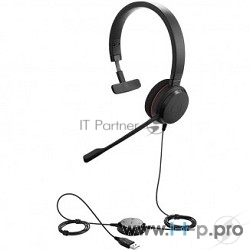 Гарнитура Jabra Evolve 20 MS Mono чёрный, проводная