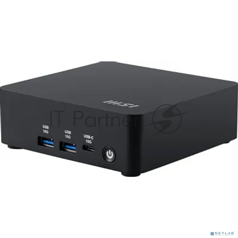 Мини ПК MSI Cubi NUC AI 1UMG-043XRU Core Ultra 5 125H (1.2) 16Gb SSD 512Gb Graphics CR без ОС 2xGbitEth WiFi BT 120W черный (9S6-B20911-043)