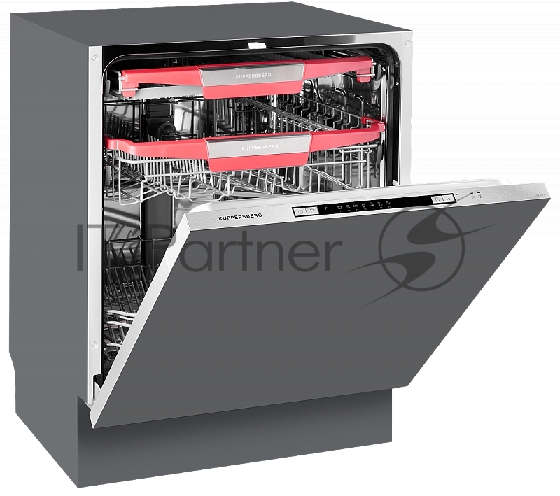 Встраиваемая посудомоечная машина Kuppersberg GSM 6073, серебристый, 59.8 см, 12 компл., 49 дБ, класс A++