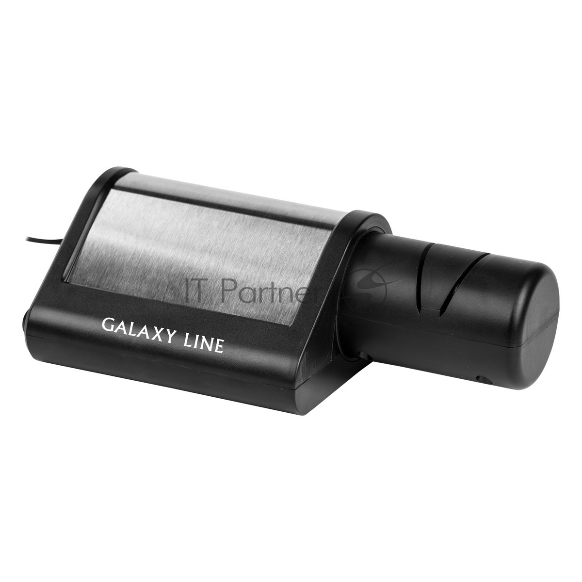 Электрическая точилка для ножей LINE GL2443, черный/серебро 18 Вт, идеальная заточка любых ножей: металлических, кухонных, керамических, спортивных, складных, отличный результат в домашних условиях, время заточки 1 минута, точильные элементы с алмазным покрытием, 2 этапа обработки лезвий ножей, съемный точильный блок, 220-240 В ~,>,50 Гц