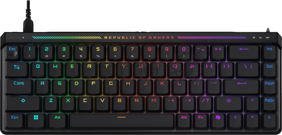 Клавиатура ASUS ROG Falchion Ace HFX проводная, USB Type-C, чёрный