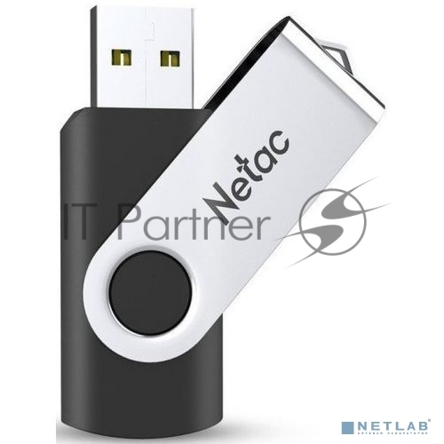 Флешка USB Netac U505 (NT03U505N-016G-30BK), 16Gb, USB 3.0, R/W 110/45, черный/серебристый