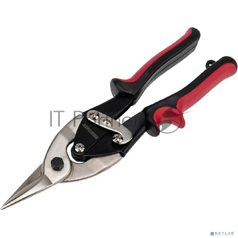 Rexant (12-4630) Ножницы по металлу прямые 260 мм никелированные, двухкомпонентные рукоятки 