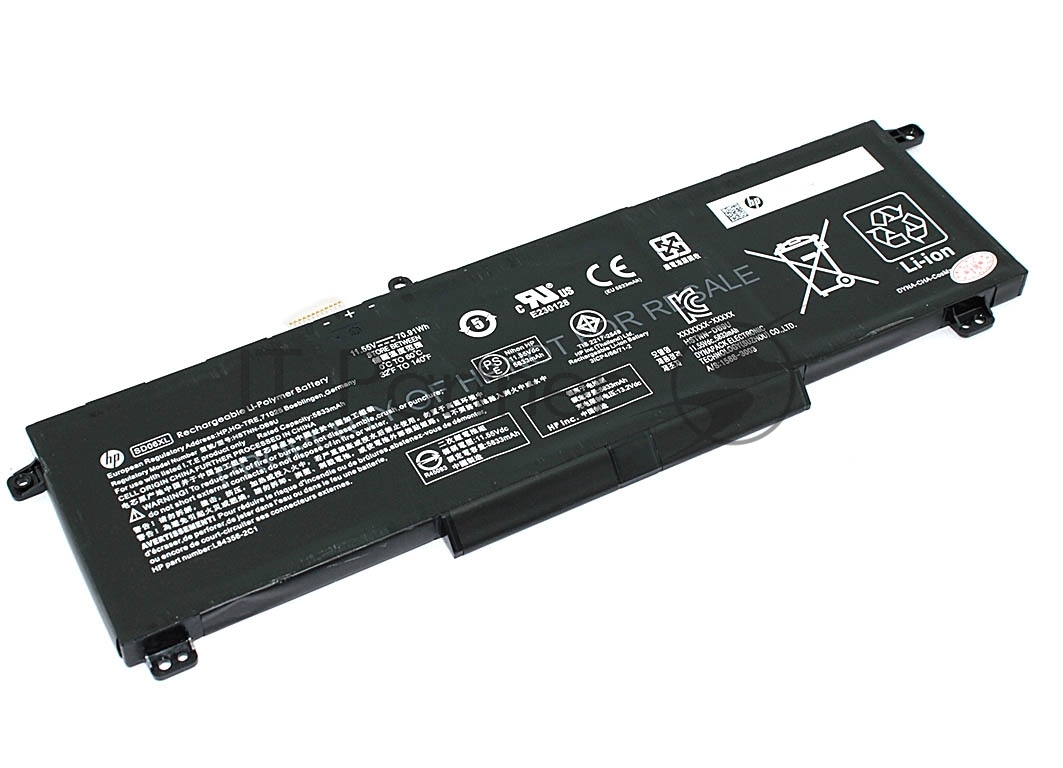 Аккумуляторная батарея для ноутбука HP Omen 15 2020 (SD06XL) 11.55V 70,91Wh Type B