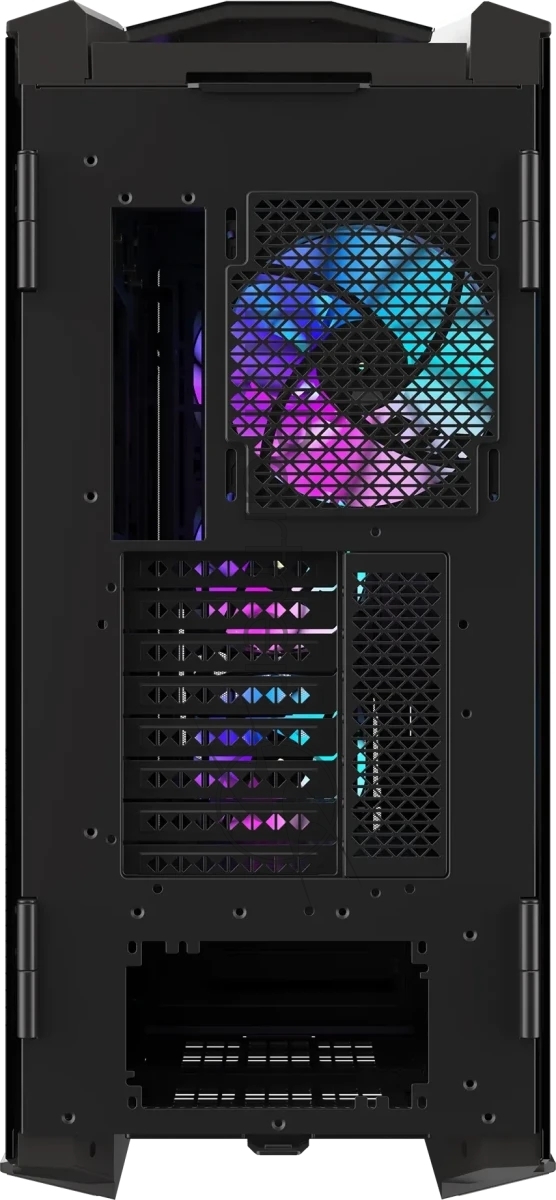 Корпус Gigabyte AORUS C601G Glass Black, Full-Tower, чёрный, закалённое стекло, ARGB подсветка, 4 x 140 мм (3 спереди, 1 сзади)
