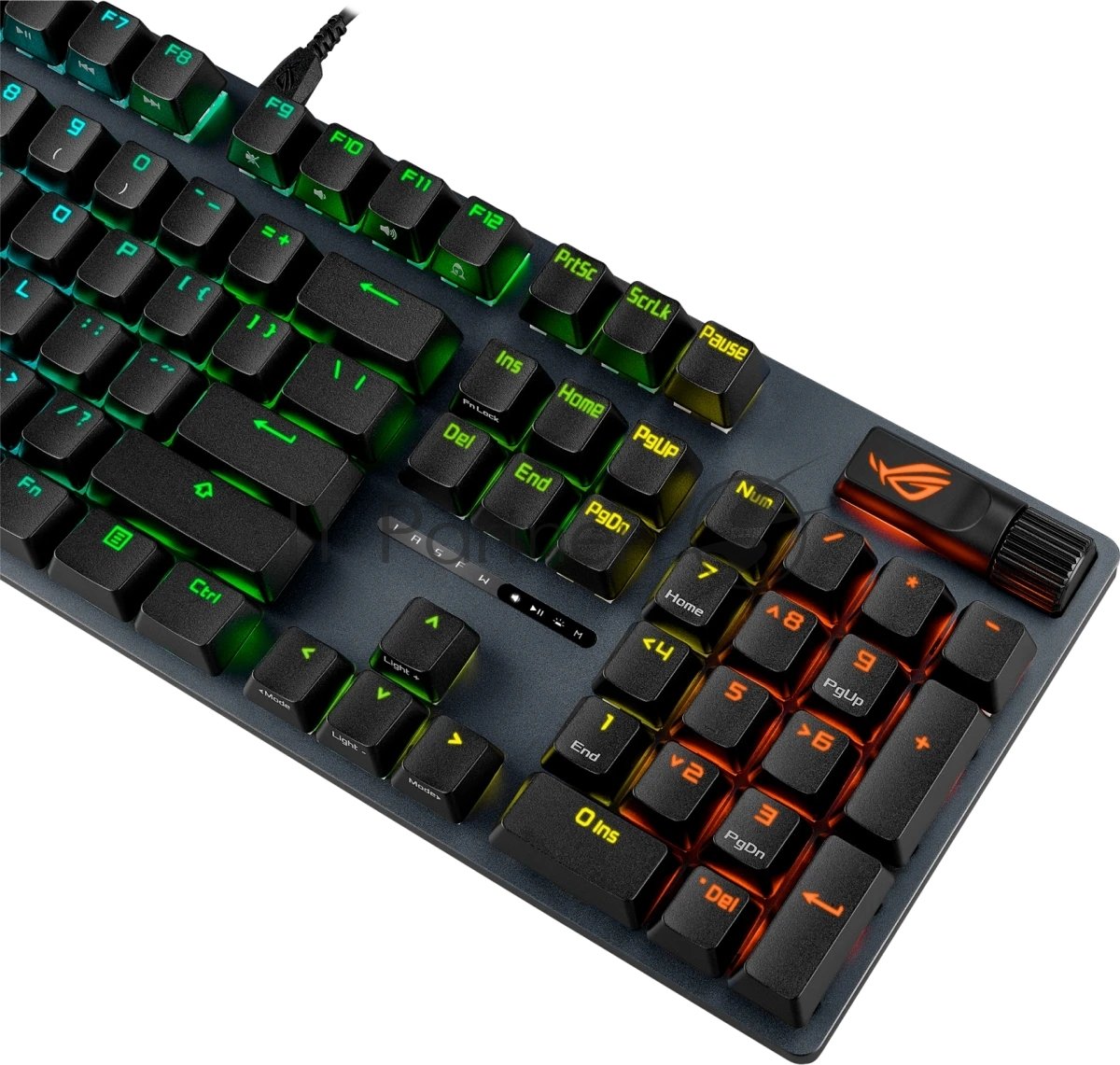 Клавиатура ASUS ROG Strix Scope II X ROG NX Snow V2 проводная, USB Type-A, чёрный