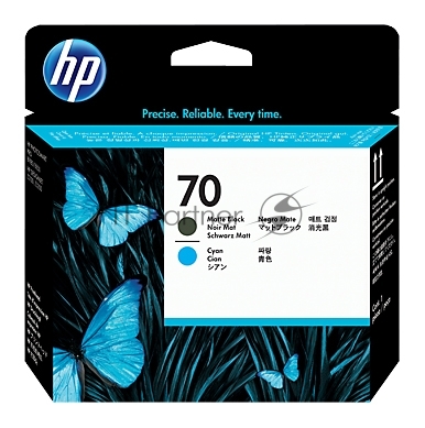 Картридж струйный HP C9404A черный матовый/голубой печатающая головка для HP DJ Z32100/Z3100 PS Pro B9100 (16000стр.)