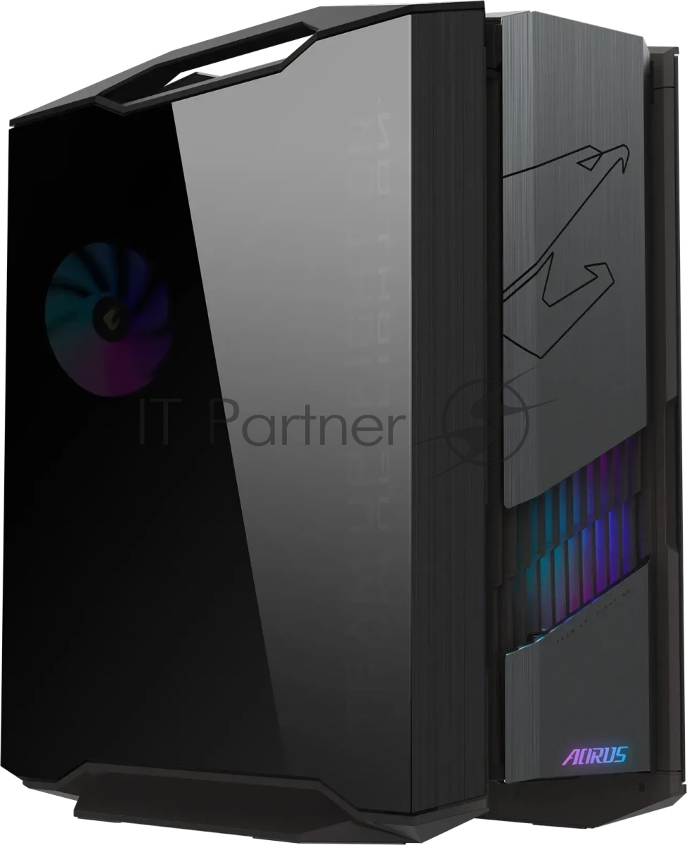 Корпус Gigabyte AORUS C601G Glass Black, Full-Tower, чёрный, закалённое стекло, ARGB подсветка, 4 x 140 мм (3 спереди, 1 сзади)