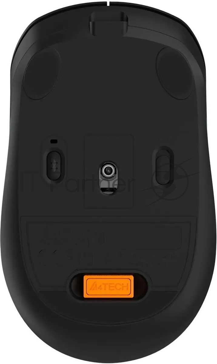 Мышь беспроводная A4Tech Fstyler FB10CS черный/синий, 2000 dpi, радиоканал, Bluetooth, USB, кнопки - 4