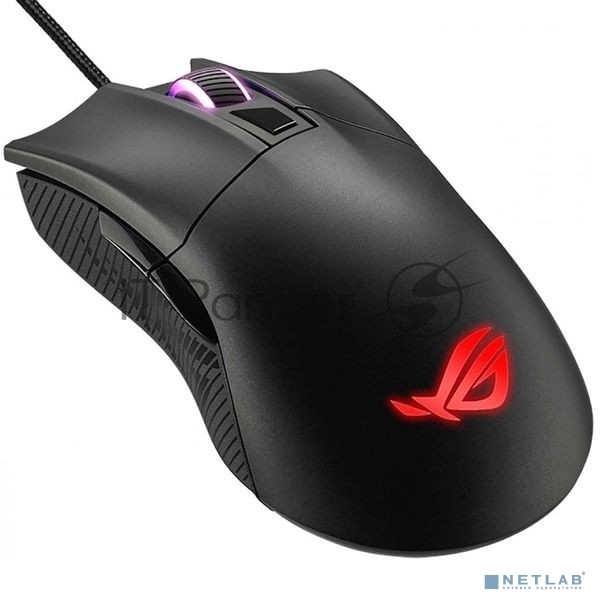 Мышь проводная ASUS ROG Gladius II Core черный, 6200 dpi, USB, кнопки - 6