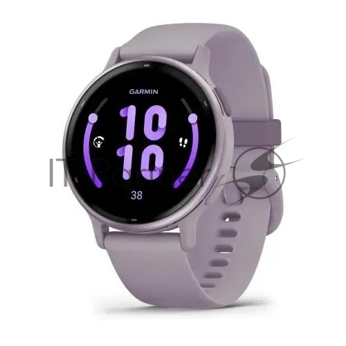 010-02862-13 Garmin Vivoactive 5 - Orchid Спортивные часы 010-02862-13 Цвет орхидеи с металлическим  безелем и силиконов