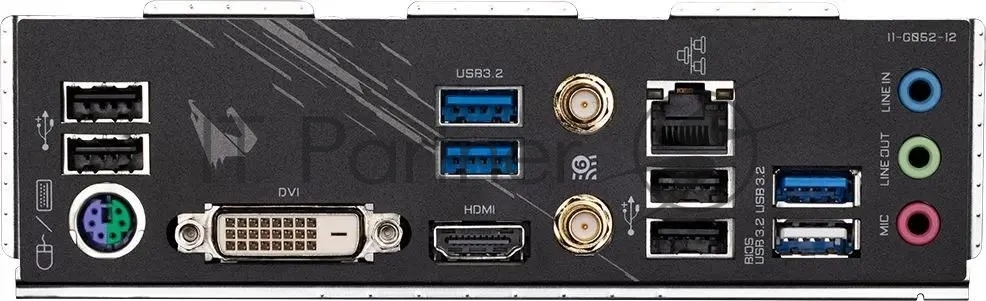 Материнская плата GIGABYTE B550M AORUS ELITE AX, AM4, AMD B550, 4xDDR4, 4xSATA, 2xM.2, 1xPCIe 4.0 x16, DVI-D, HDMI, 1x1Gb LAN, 3x3.5 мм, 7.1, microATX