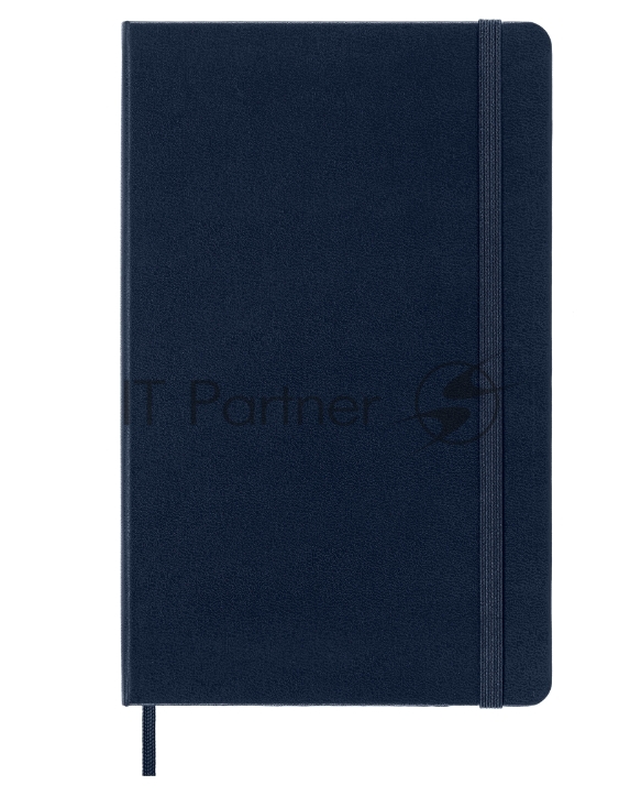 Блокнот Moleskine CLASSIC QP062B20 Large 130х210 мм, 240 страниц, нелинованный, твердая обложка, синий сапфир