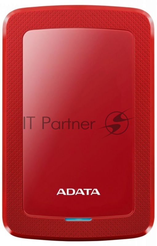 Внешний диск HDD ADATA - HV300, 1 ТБ, 2.5", USB Type A, Питание по USB, красный, AHV300-1TU31-CRD
