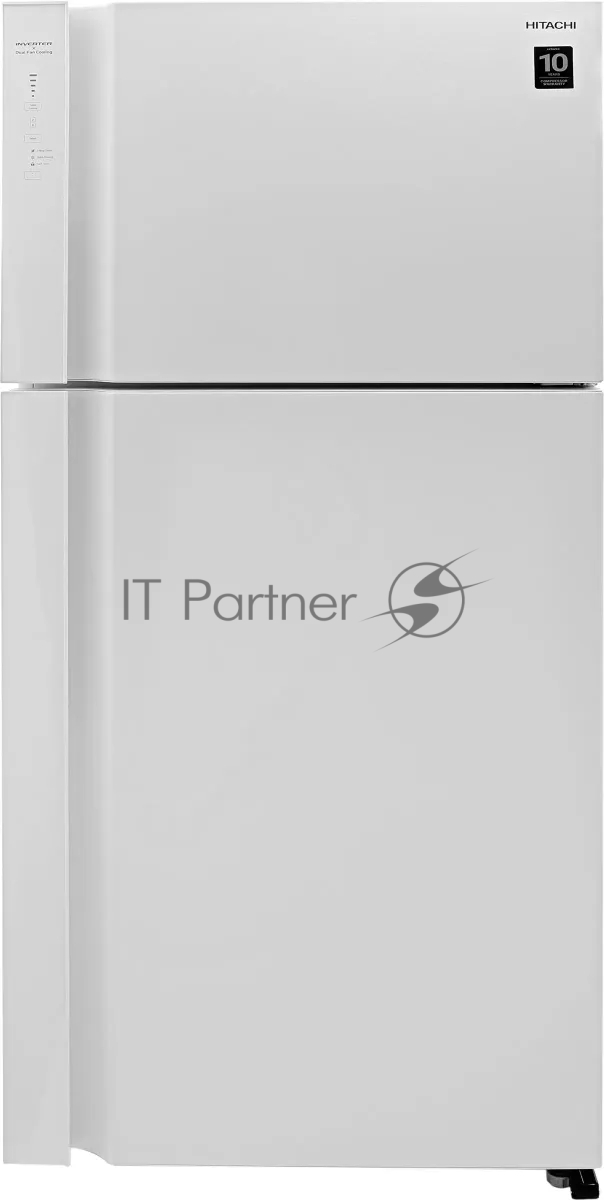 Холодильник Hitachi R-V660PUC7-1 TWH белый текстур. двухкамерный инвертер 405/145л морозилка сверху