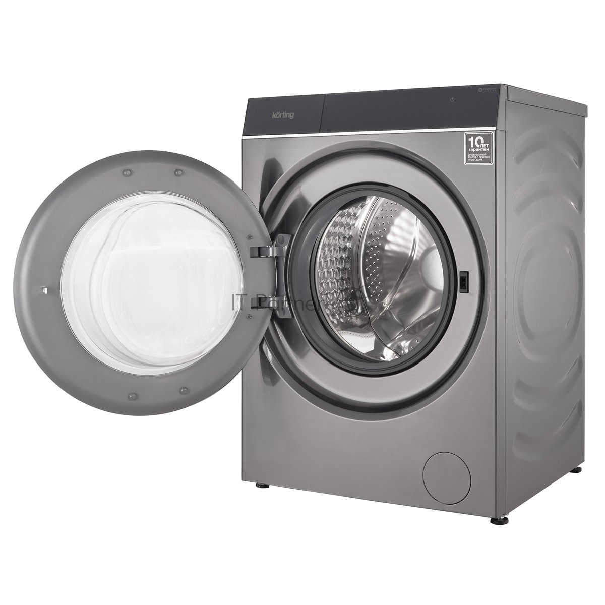 Стиральная машина Korting KWM 60DS1499 An антрацит, загрузка фронтальная 10 кг, 1400 об/мин, класс A+++