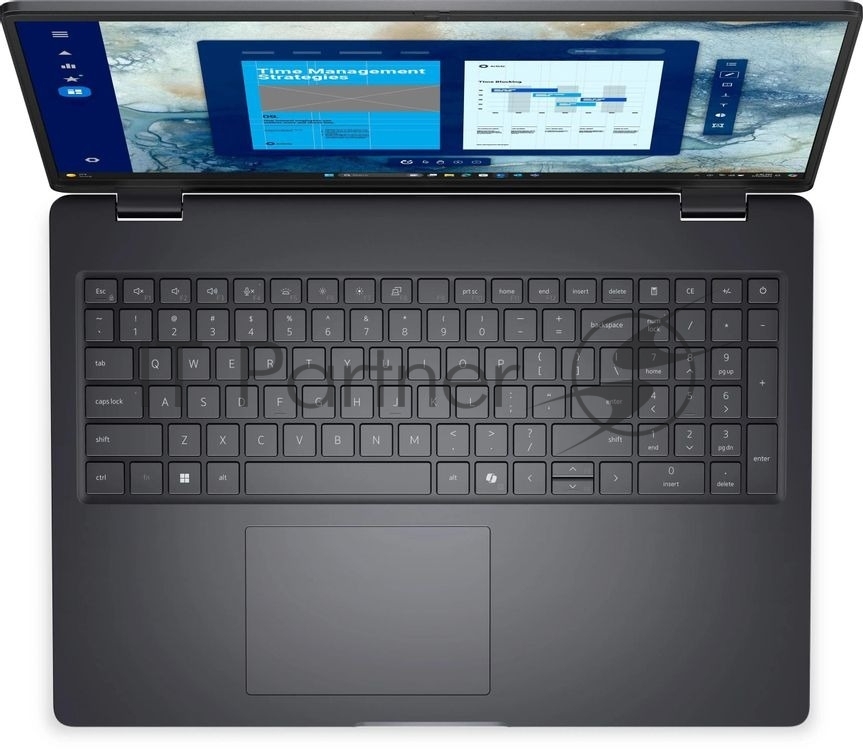 Ноутбук Dell Pro 16/16"/IPS/Intel Core Ultra 7 255U/16Gb/512Gb SSD/Intel Graphics/Linux/серый/1.92kg