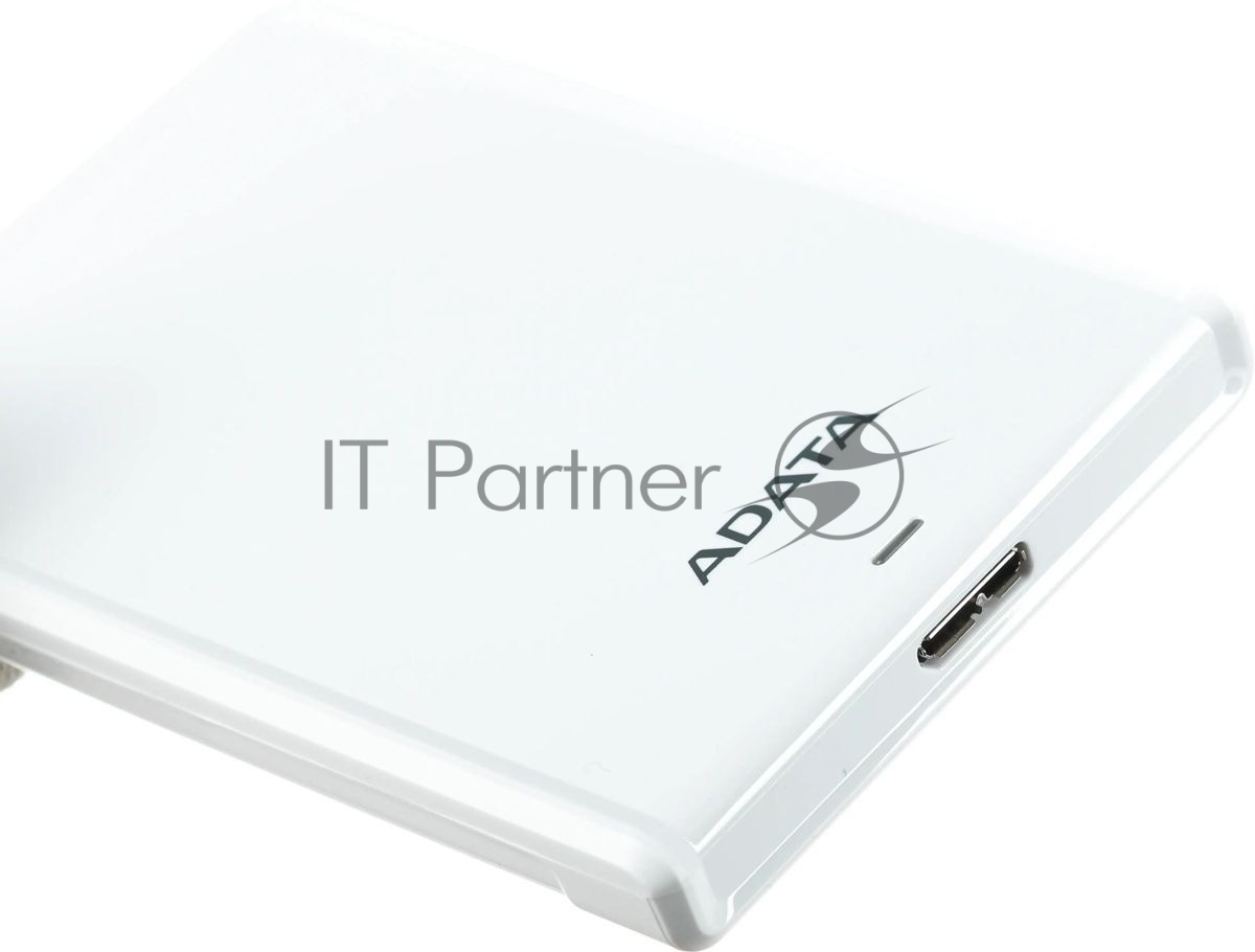 Внешний HDD 2.5" ADATA HV620S, 2TB, USB 3.2 Gen 1 Type-A, 5400 rpm, белый