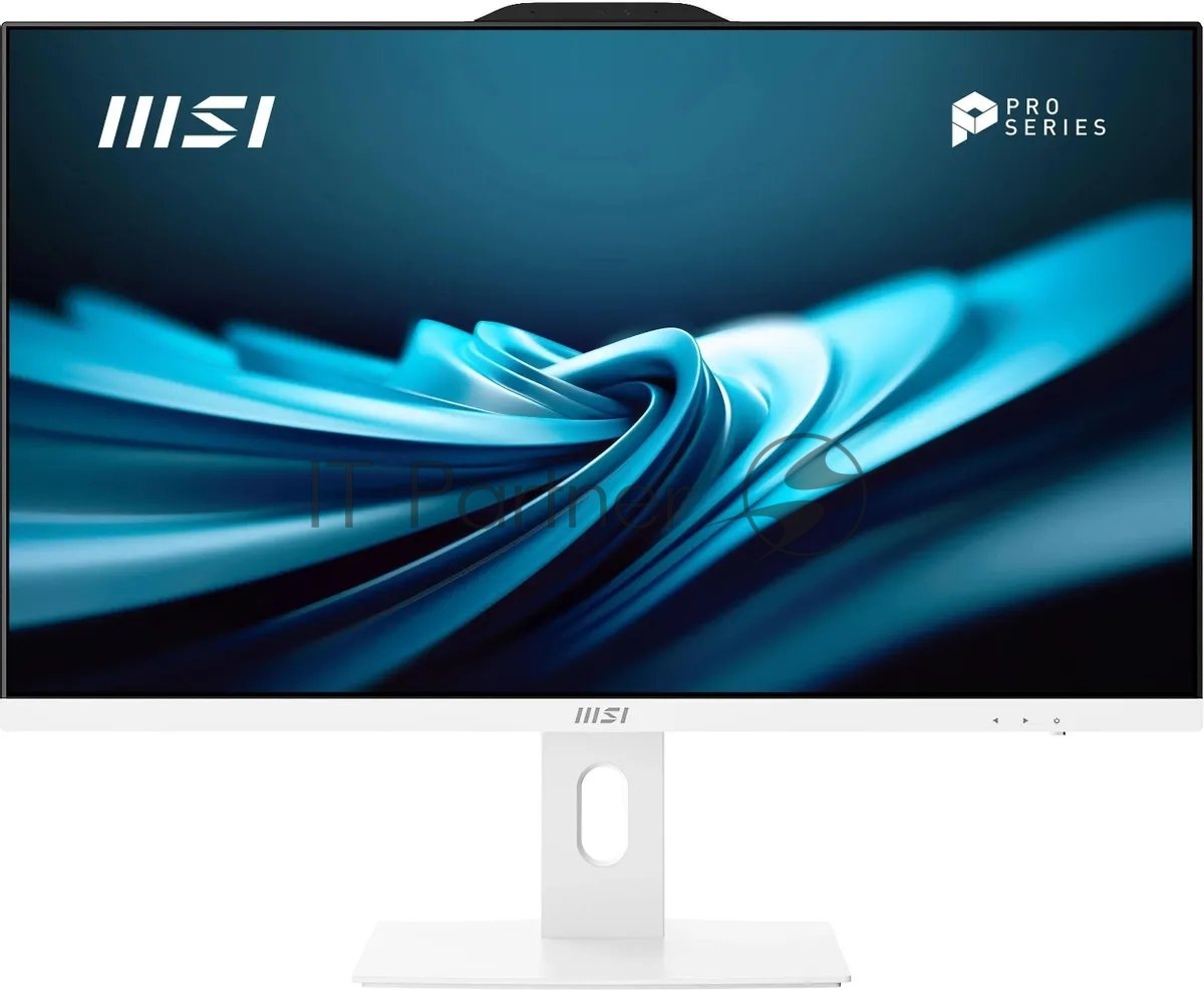 Моноблок MSI Pro AP272P 14M AiO 27" FHD(1920x1080)IPS AG Non-touch, Core i7-14700 (2.1GHz), 16Gb DDR5(2x8Gb), 512Gb SSD M.2, Intel UHD, WiFi, BT, camera, WirelessKB&mouse Eng/Rus,noOS,1y war-ty, White (9S6-AF8322-804)