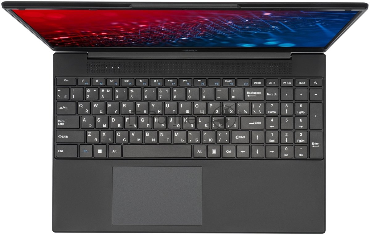 Ноутбук iRU Tactio 15ALG/15.6"/IPS/Intel Core i5-1235U/16Gb/512Gb/SSD/Intel Iris Xe graphics/Без ОС/черный/1.73kg