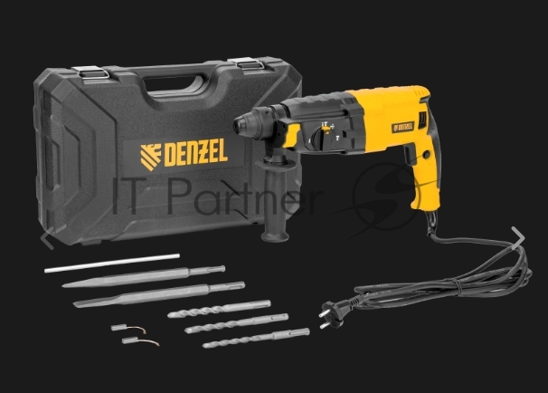 Перфоратор Denzel RHB-750-24, SDS-plus, 750 Вт, 2,7 Дж, от сети