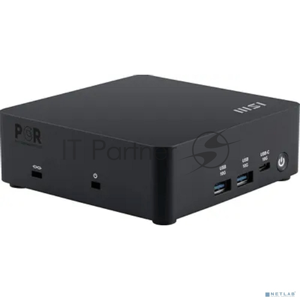 Мини ПК MSI Cubi NUC AI 1UMG-043XRU Core Ultra 5 125H (1.2) 16Gb SSD 512Gb Graphics CR без ОС 2xGbitEth WiFi BT 120W черный (9S6-B20911-043)