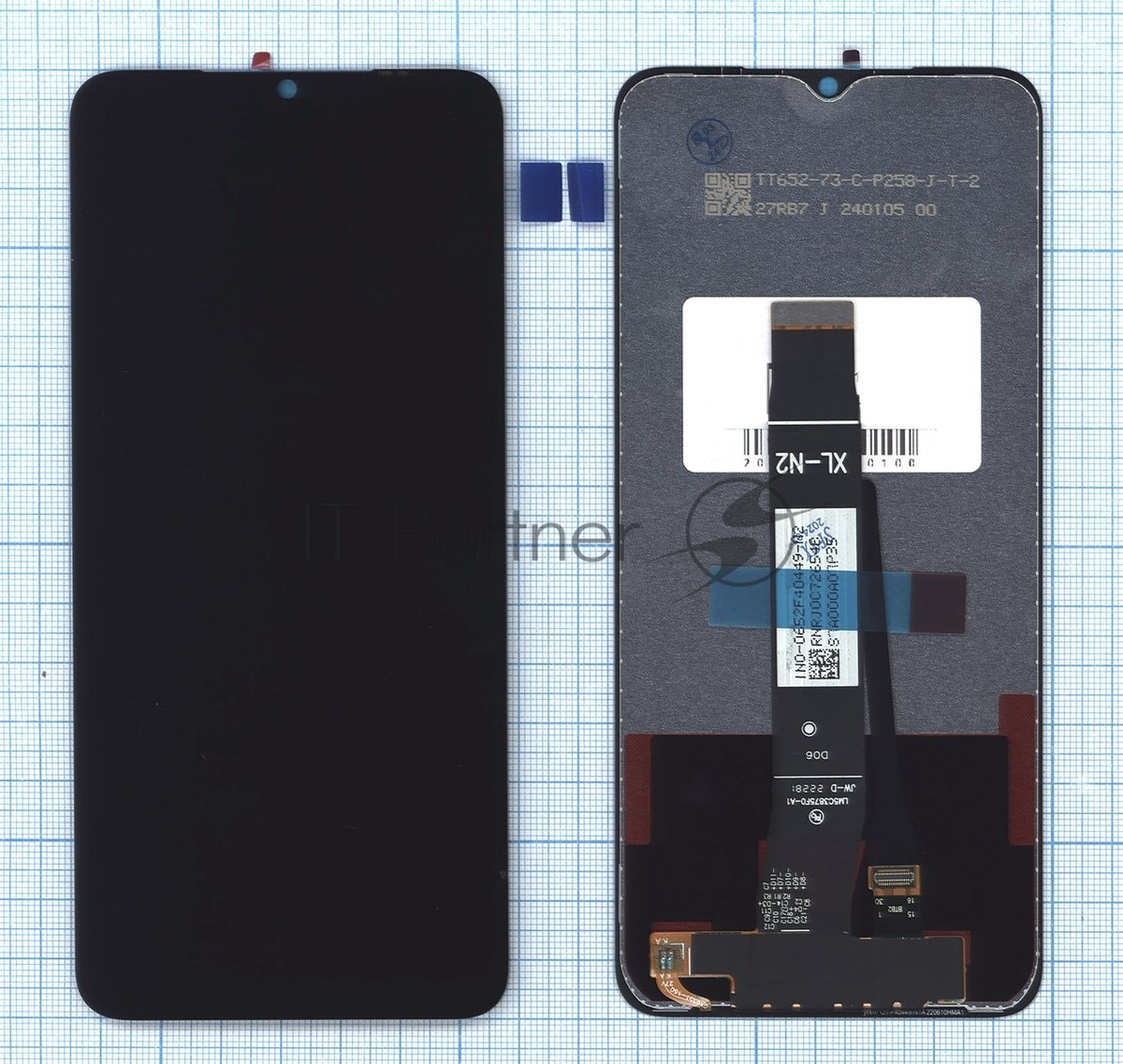 Дисплей для Umidigi G1 MAX в сборе с тачскрином черный