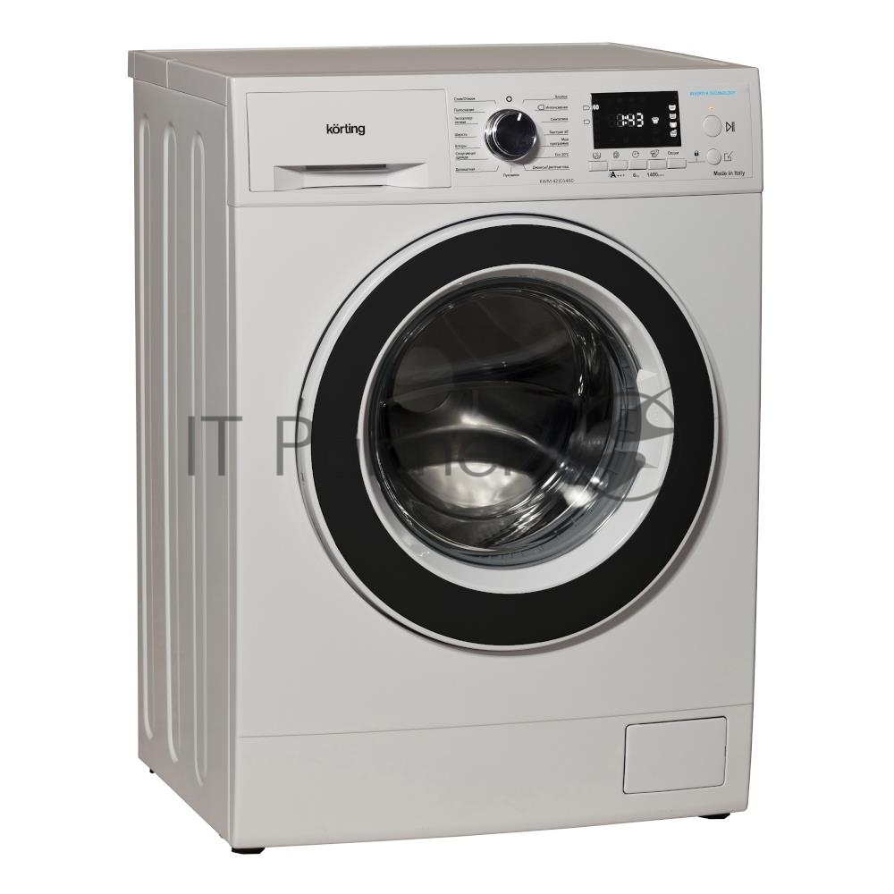 Стиральная машина Korting KWM 42ID1460 белый, загрузка фронтальная 6 кг, 1400 об/мин, класс: А+++