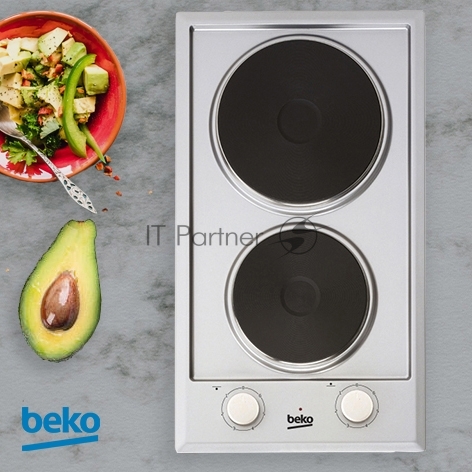 Встраиваемая электрическая варочная поверхность Beko HDCE 32200 X, Серебристый