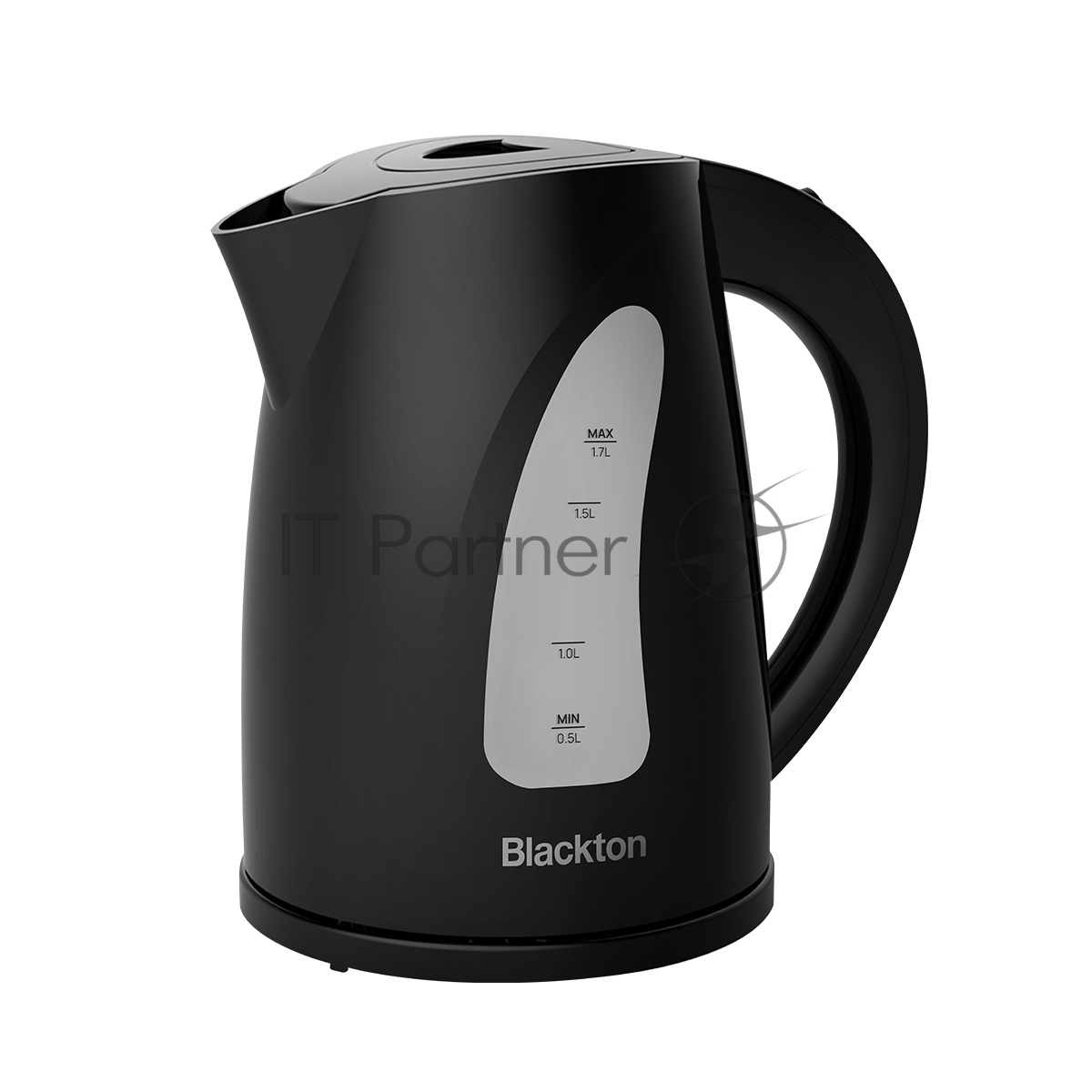 Электрочайник Blackton Bt KT1706P черный, 1.7 л, 2200 Вт, скрытый нагревательный элемент