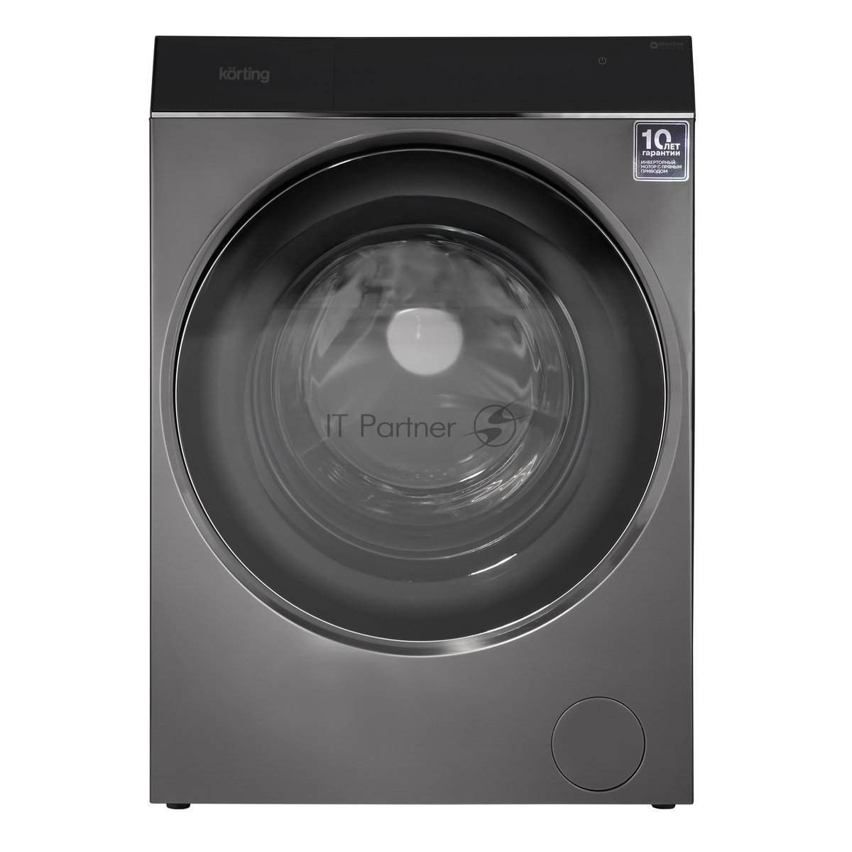 Стиральная машина Korting KWM 60DS1499 An антрацит, загрузка фронтальная 10 кг, 1400 об/мин, класс A+++