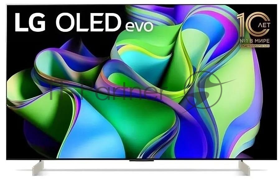 Телевизор OLED LG 42" OLED42C3RLA.ARUB черный 4K Ultra HD 120Hz DVB-T DVB-T2 DVB-C DVB-S2 USB WiFi Smart TV