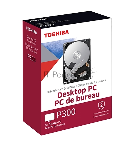 Жесткий диск Toshiba SATA-III 6Tb HDWD260UZSVA P300 (5400rpm) 128Mb 3.5"