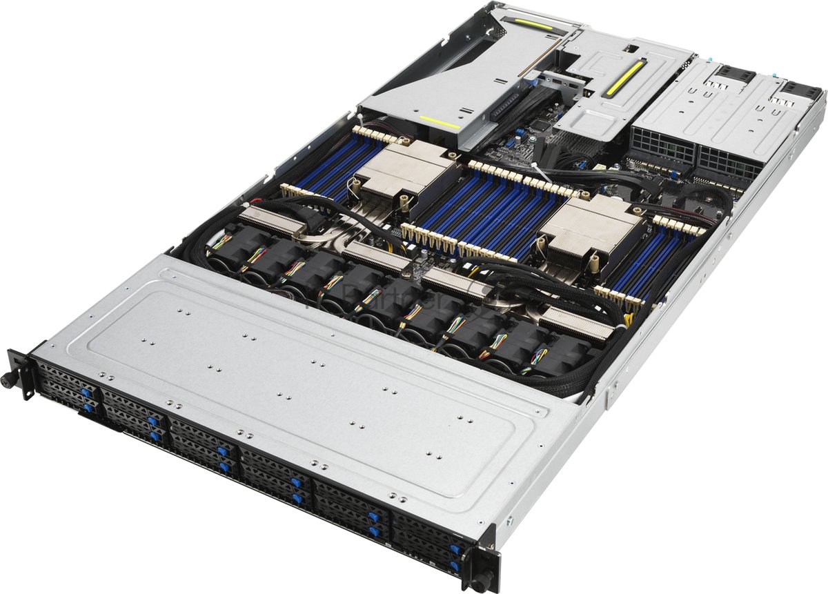 Серверная платформа ASUS RS700-E10-RS12U 3x SFF8643 + 6x SFF8654x8, 12x trays (12x NVMe/SAS/SATA), 2x 1600W, (361664)