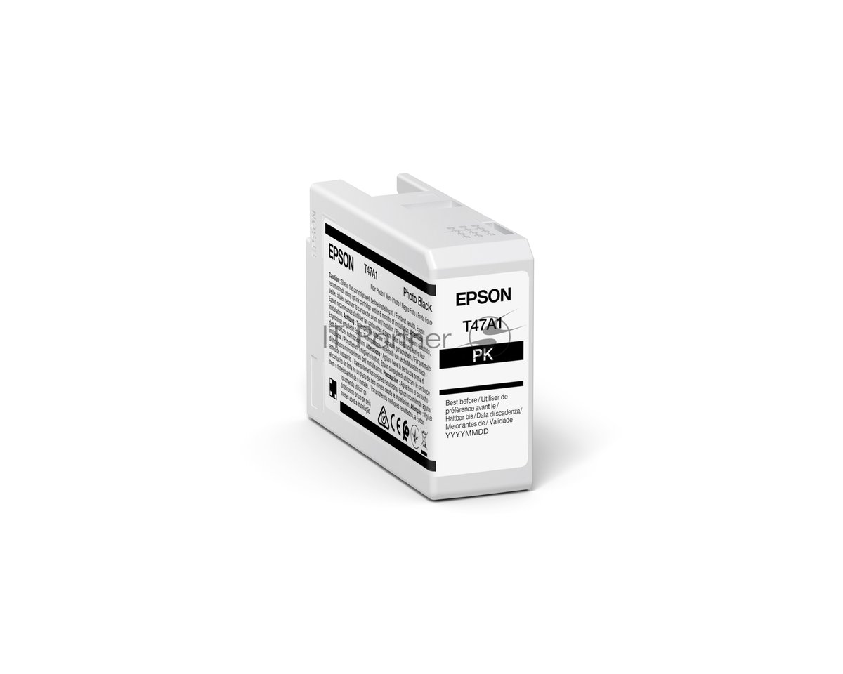 Картридж струйный Epson T47A (C13T47A100) черный фото (50 мл) для SureColor SC-P900