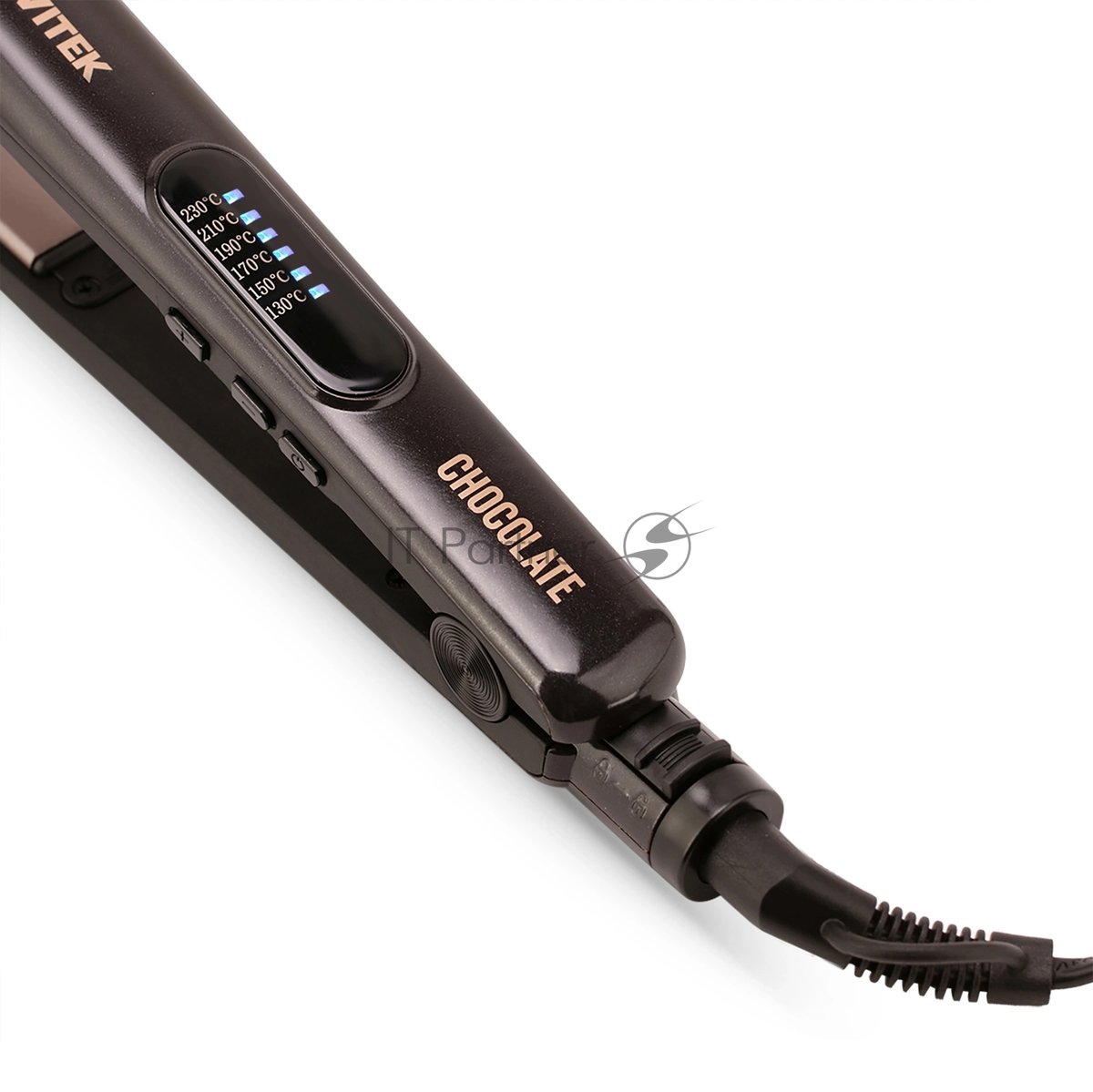Выпрямитель Vitek VT-2246 48Вт коричневый макс.темп.:230С покрытие:керамико-турмалиновое