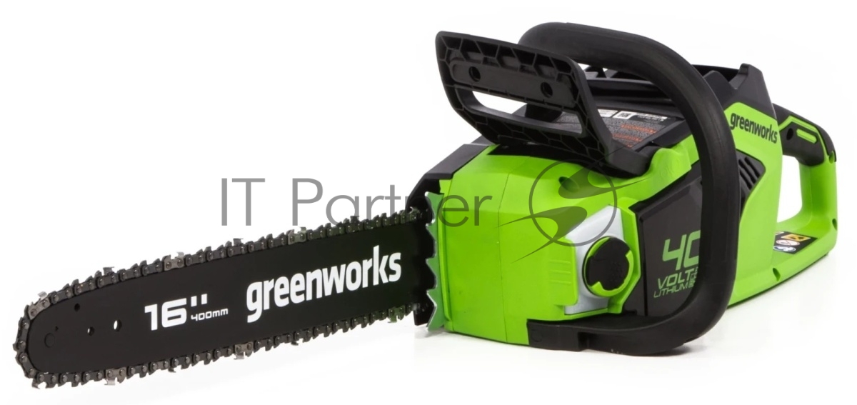 Цепная пила Greenworks GD40CS18 аккум. 1800Вт 2.4л.с. дл.шины:16" (40cm) 1аккум. 8Ач ЗУ (2005807UH)