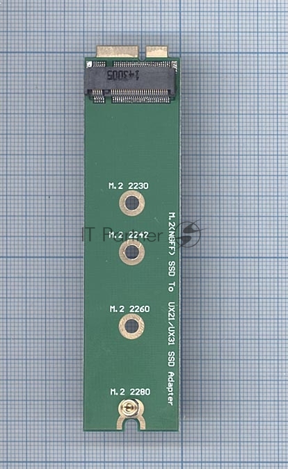Переходник M.2 (NGFF) SSD на SSD 18 контактный адаптер для Asus UX31 UX21 Zenbook