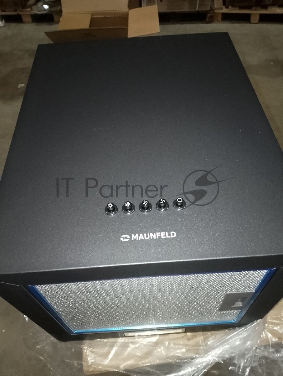 (Поврежденный товар) Кухонная вытяжка MAUNFELD Box Push 40 черный (Вмятина)