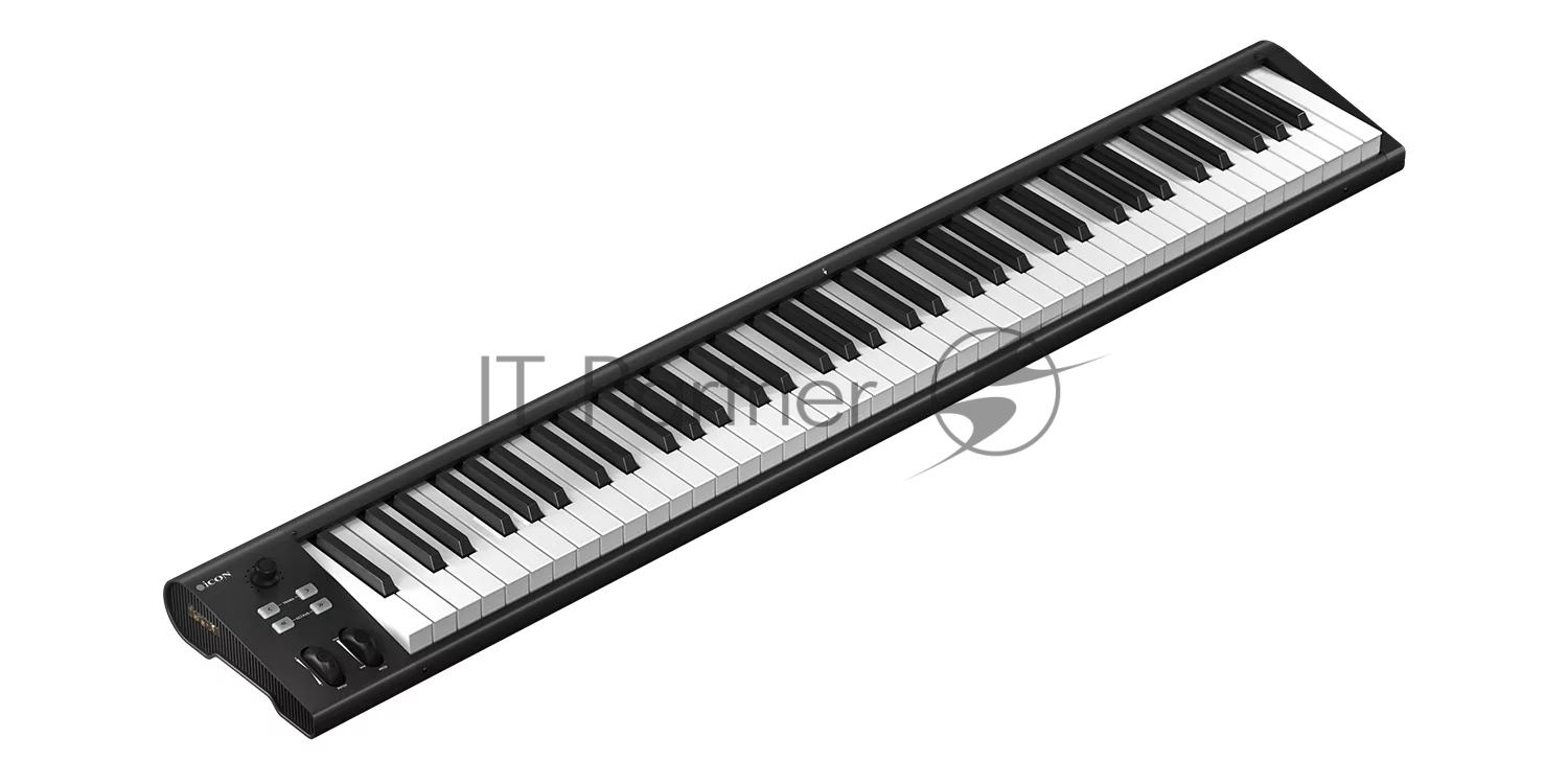 MIDI клавиатура [110105A2032] Icon [Artist 88] USB MIDI клавиатура, 88 полувзв. клавиш, колеса Pitch&Modulation, двухфунк. энкодер с 11-ти сегм. LED индикатором, 4 кнопки переключения октав и транспонирования, разъемы 2х1/4" TRS Jack, 2x USB-C