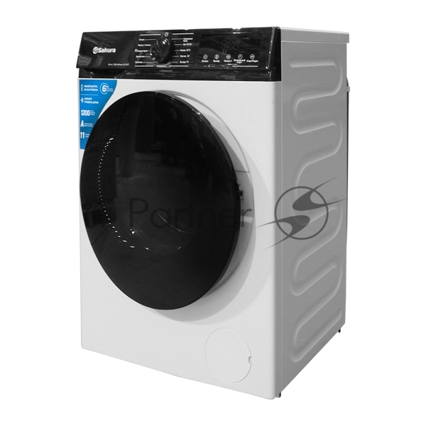 Стиральная машина SAKURA SA-8204W белый, загрузка фронтальная 6 кг, 1200 об/мин, класс A