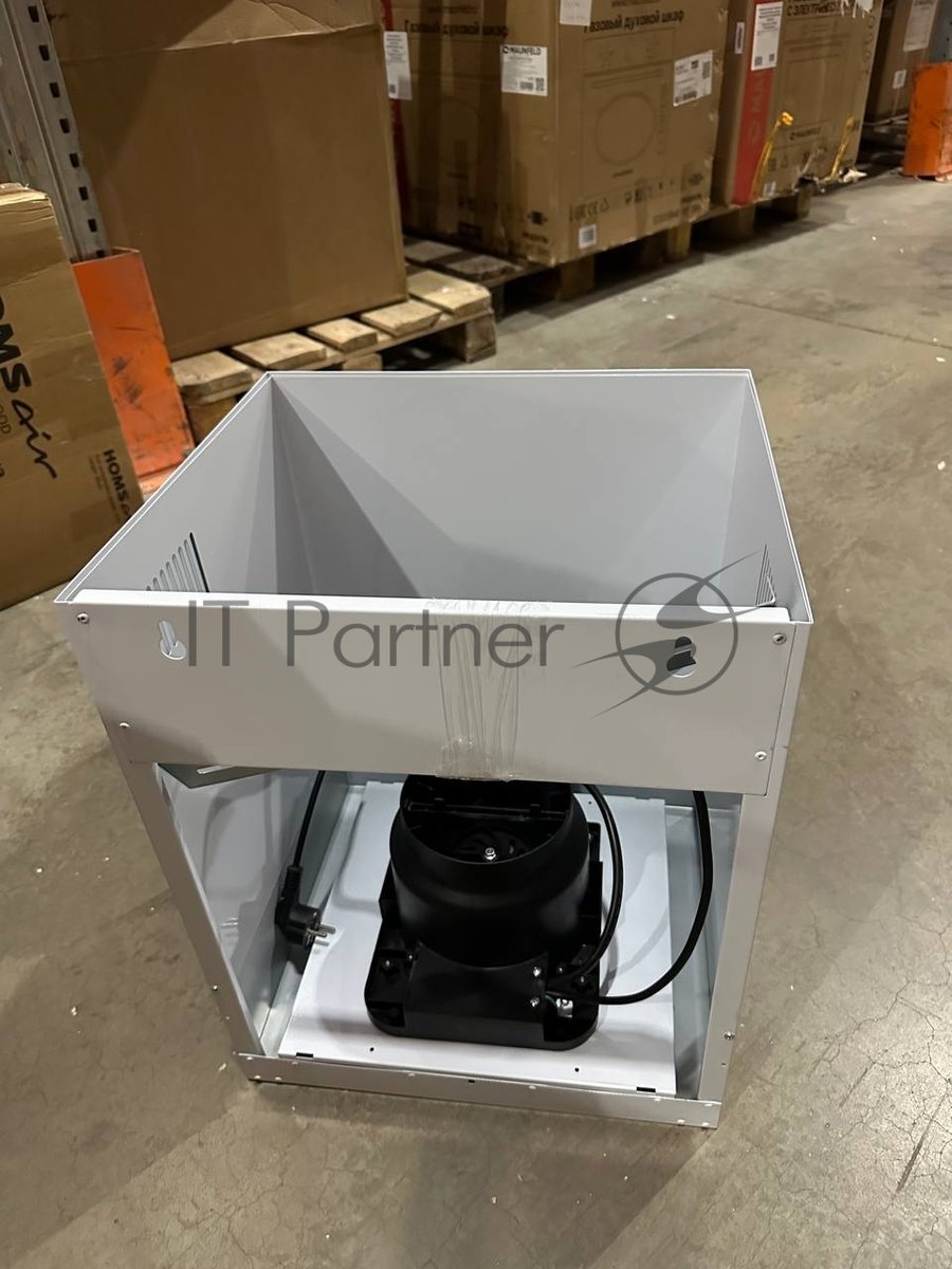 (Поврежденный товар) Кухонная вытяжка HOMSair PHLOX Push 40 белый (Вмятина на корпусе)