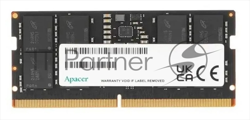 Оперативная память Apacer, DDR5, 16Gb (1x16Gb), 5600MHz, CL40, SO-DIMM