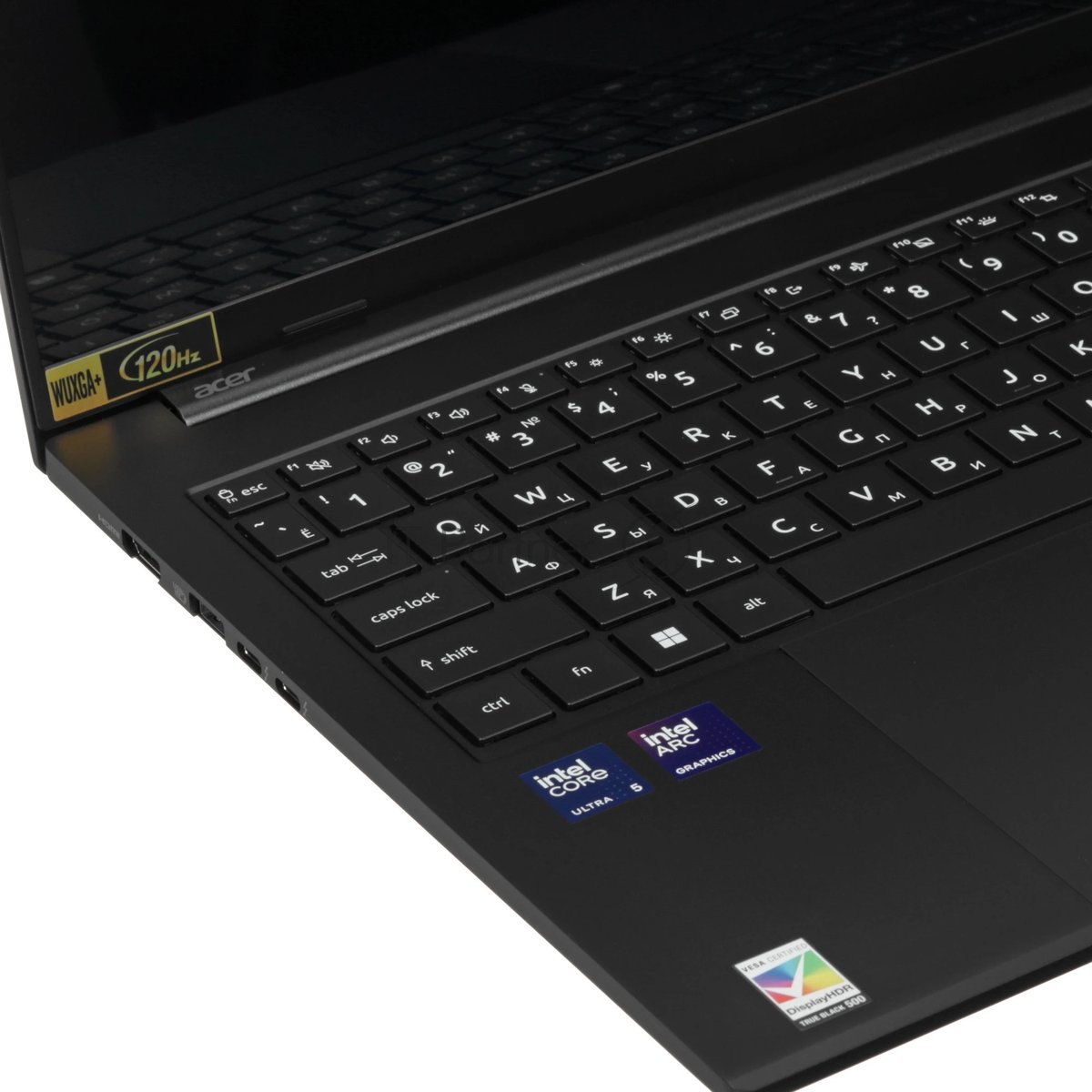 Ноутбук Acer Swift Go 16 SFG16-74-568D Intel Core Ultra 5 226V/16Gb/SSD1Tb/16"/OLED/WUXGA+/2048x1280/120Hz/NoOS/Black/1.52kg (NX.JNMCD.001)