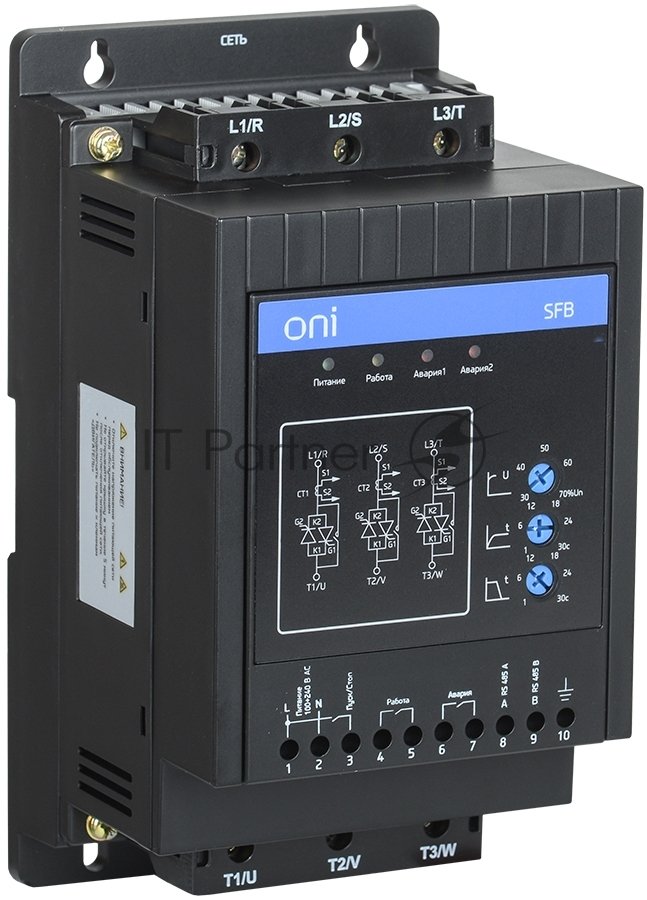 Устройство плавного пуска IEK ONI SFB 3Ф 380В 7,5кВт 15A Uупр 110-220В Modbus