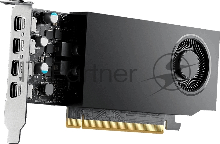 Видеокарта PNY PCI-E 4.0 A1000 NVIDIA RTX A1000 8Gb 128bit GDDR6 727/10000 mDPx4 HDCP oem low profile