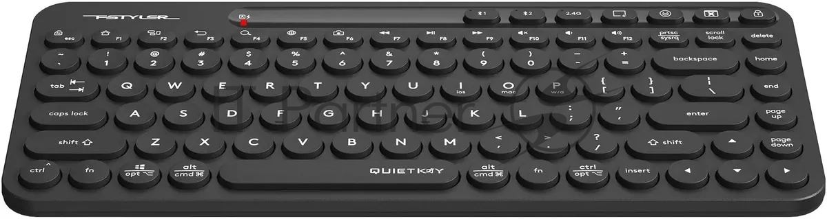 Клавиатура беспроводная A4Tech Fstyler FBK36C AS, USB, Bluetooth/Радиоканал, черный