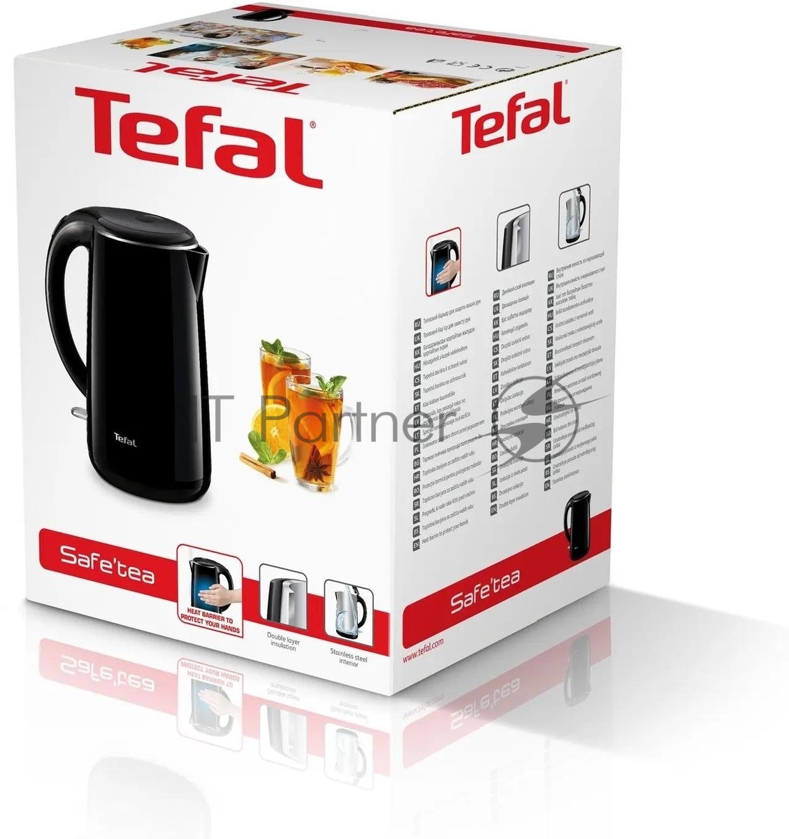 Чайник электрический Tefal KO260830 1.7 л, 1800 Вт, черный (корпус: пластик)